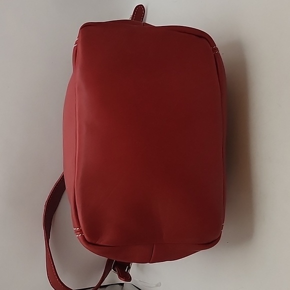 Tignanello Pebbled Leather Shoulder Bag Red NWOT - Picture 7 of 13